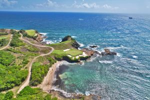 Cabot Saint Lucia (Point Hardy) 16th Water Aerial